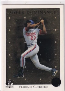 1998 UD SP AUTHENTIC VLADIMIR GUERRERO SHEER DOMINANCE INSERT /2000 #16 - Bild 1 von 1