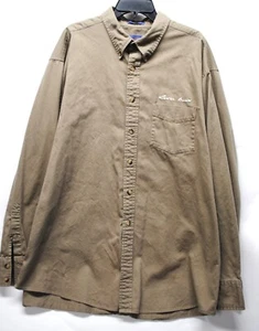 Pendleton Mens Size 2XL Long Sleeve Let Er Buck Brown Embriodered Shirt (K8) - Picture 1 of 6