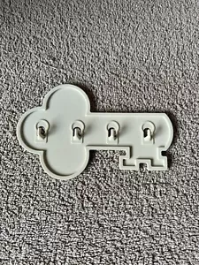 Key Holder Vintage Tupperware Gadget Wall Rack #1453 Beige Color - Picture 1 of 2
