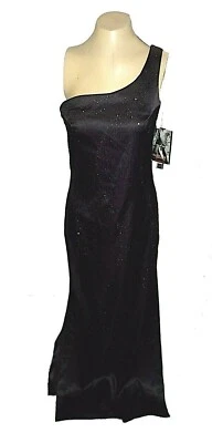 Novo Vestido, Rampage Noite Contas Roxas Longo Vênus-1 Ombro MSRP-$78.00 7 - Imagem 1 de 4