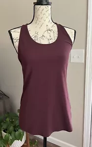 Camiseta sin mangas ATHLETA Inversion granate púrpura talla pequeña, entrenamiento atletismo - Imagen 1 de 5