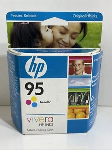 HP ink Cartridge 95 Tri-Color Genuine HP Ink EXPIRED UNOPENED Packaging NEW Ink - Picture 1 of 4