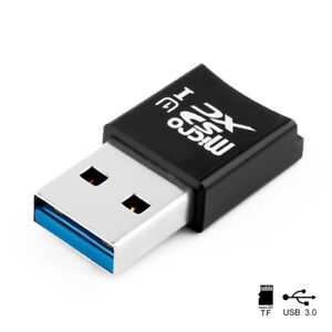 Mini 5 Gbps High Speed USB 3.0 Micro-SD / SDXC TF Adapter Card Reader multi