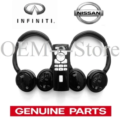 2014 2015 2016 2017 Nissan Pathfinder DVD Entertainment Headphones Set + Remote - Image 1 of 4