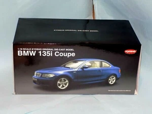 BMW 135i COUPE (E86) 2007 BLUE KYOSHO 08722BL 1:18 - Picture 1 of 3