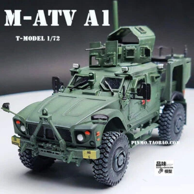 1/72 T-MODEL US M-ATV A1 Mine Resistant Anti Ambush Vehicle Green Finished Model - Image 1 of 4