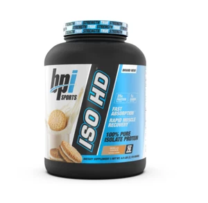 BPI Sports ISO HD Vanilla Cookie: Pure Isolate Protein Powder Lean Muscle 70srv - Picture 1 of 3