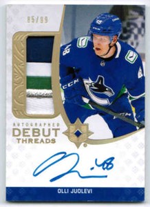 20/21 2020 ULTIMATE COLLECTION OLLI JUOLEVI ADT-OJ DEBUT THREADS PATCH AUTO /99