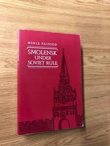 Smolensk Under Soviet Rule by Merle Fainsod - Pub: Unwin - 1989 - Paperback Book - Picture 1 of 1
