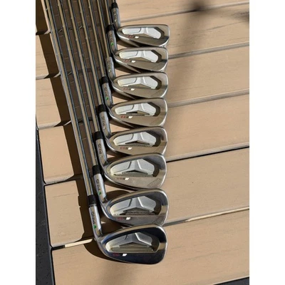 PING S55 Iron Set Green Dot 3-PW w/ Steel Ping CFS S Flex Shafts RH - Image 1 of 4