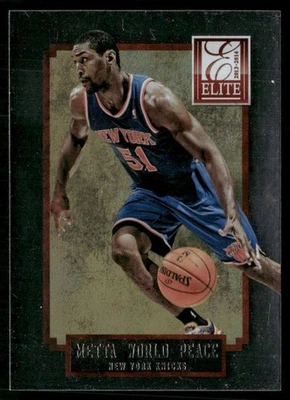 2013-14 Panini Elite Metta World Peace New York Knicks #16 - Image 1 of 2