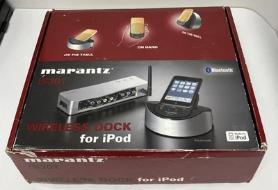 NEW!!! Marantz IS301 Wireless Bluetooth Apple iPod Dock - Image 1 of 3