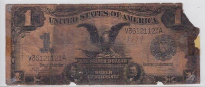 1899 $1 Silver Certificate Note Black Eagle FR#236 V36121121A - Image 1 of 2