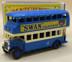 Matchbox Y5 Leyland Titan Bus - Swan - Models Of Yesteryear 1:76 - Picture 1 of 5