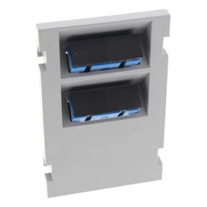 Leviton 41293-PCG Gray 3U MOS-4 SC-45DG-PHOS Bronze Sleeve - Picture 1 of 8