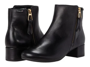 Mephisto Berisa Damen Stiefelette Reißverschluss Blockabsatz Schwarz Leder Größe EU 36 US 6 - Bild 1 von 1