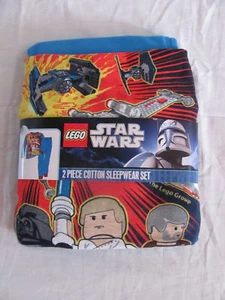 New Boy's Lego Star Wars 2 Piece PJ's Pajama Sleepwear Set Pants & Shirt Size 4 - Picture 1 of 2