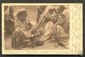 Gypsy Woman feeding giving Breast Costume Balkan 1917 - Picture 1 of 1