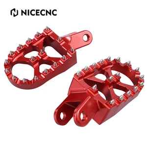 NICECNC Foot Pegs Footpegs For Honda CR80R/80RB 1996-2002 CR85R CR85RB 2003-2007 - Picture 1 of 12