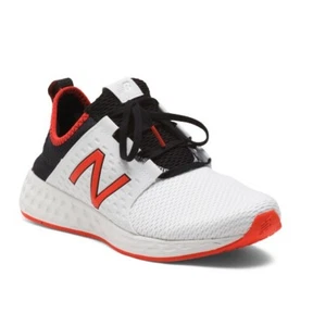 SNEAKER ORIGINALE NEW BALANCE CRUZ V1 RISTAMPA TAGLIE 10 10.5 11 BIANCO NERO ROSSO - Foto 1 di 20