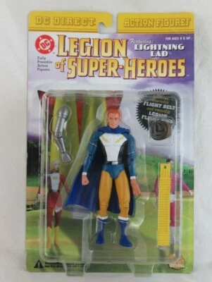 Figura de acción DC Direct Legion of Super Heroes Lightning Lad - Leer Foto 1 de 4