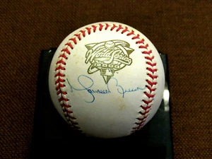 MARIANO RIVERA SUBWAY SERIES NY YANKEES HOF SIGNED AUTO 2000 W.S. BASEBALL JSA - Picture 1 of 3