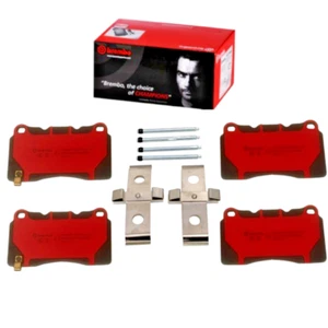 Fits Mitsubishi EVO Front Brembo Brake Pad Set / Fitting Kit (Brembo Caliper) - Foto 1 di 1