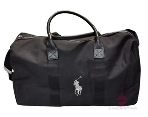 Polo Ralph Lauren MEN's DUFFLE Duffel Travel Bag - Black Color - Picture 1 of 4