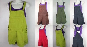 HANDGEFERTIGTE Stonewash Latzhose Shorts Mini Spielanzug Harem Hose Riemen Overall RS1 - Bild 1 von 18