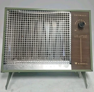 USA Vtg Markel Space Heater model 228TN Green RETRO Faux Wood -Tested Works! - Picture 1 of 8