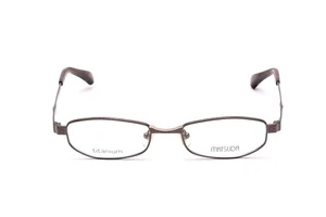 Vintage Matsuda Titanium Eyeglasses Frames 10242 50-18mm Brown Gloss Japan Mens - Picture 1 of 6