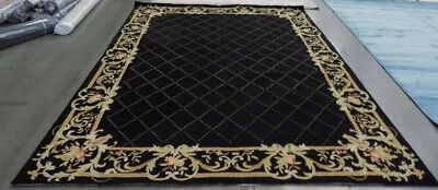 BLACK 8'-9" X 11'-9" Flaw in Rug Reduced Price 1172572194 HK333B-9 - Image 1 of 3