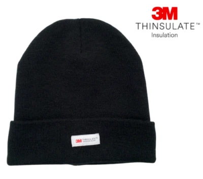 Sombrero gorro de invierno para hombre y mujer 3M thinsulate termal forrado de lana fina tejido Foto 1 de 2