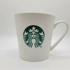 17 oz Starbucks Logo Coffee Tea Cup Mug Mermaid LARGE white green - Picture 1 of 5