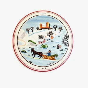 Villeroy Boch Naif Christmas Ornament Laplau No. 3, 3.25" Village Winter Scenes - Picture 1 of 7