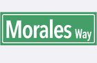 Mexico Pinche Morales Way Aluminum Road Street sign Mexican Rd Ave Funny