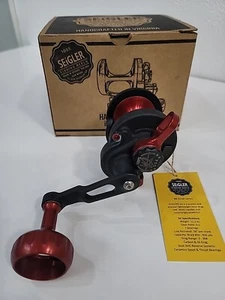 Seigler SG Small Game Lever Drag Conventional Reel Ltd Edition Right Black NWB - Picture 1 of 9