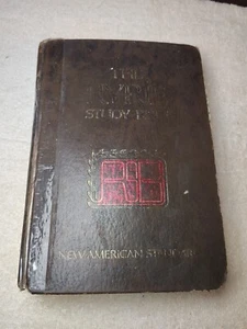 1978 Ryrie Study Bible New American Standard Charles Caldwell Tabbed Vintage - Picture 1 of 20