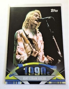 Nirvana Kurt Cobain Suicide Mint 2011 Topps American Pie Gen-Xers Lose An Icon