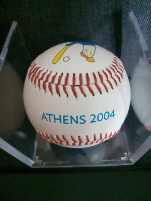 Pelota de béisbol de los Juegos Olímpicos de Atenas 2004... rara de 20 años Foto 1 de 3