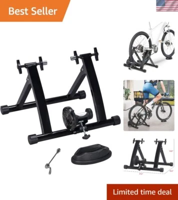 Quiet Operation Magnetic Bicycle Trainer Stand - Fits 26''-28'' Wheels - Image 1 of 4