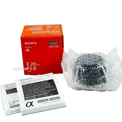 NUEVO LENTE SONY E 20mm F2.8 para montaje E APS-C (SEL20F28) Foto 1 de 4