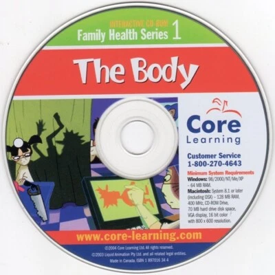 Family Health Series: The Body (CD, 2004) Win/Mac -NEW CD in SLEEVE - Image 1 of 4
