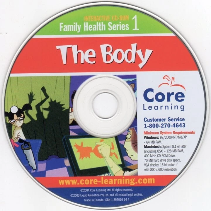 Family Health Series: The Body (CD, 2004) Win/Mac -NEW CD in SLEEVE - Image 1 of 4