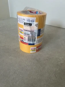 4 Rollen TESA 4344 Präzisionskrepp Standard 50m x 38mm für randscharfe Kanten - Bild 1 von 2