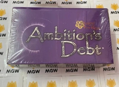 Legend Of The Five Rings Ambition's Debt Starter Display Deck Factory Sealed - Image 1 of 4