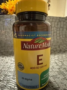 Nature Made Vitamin E 400 Iu (180 mg) 100 Sgels - Picture 1 of 1