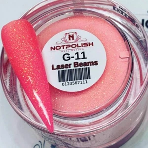 NotPolish Glow In The Dark Dip Powder 2 Oz - G 11 Laser Beams - Picture 1 of 2