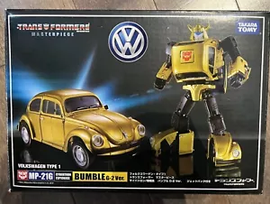 AUTHENTIC Takara Tomy Transformers Masterpiece MP-21G GOLD BUMBLE/BUMBLEBEE New - Picture 1 of 4