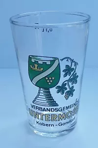 Verbandsgemeinde Untermosel Kobern-Gondorf Shot Glass Shotglass Germany Souvenir - Picture 1 of 1